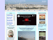 Tablet Screenshot of proclaimhisholyname.org
